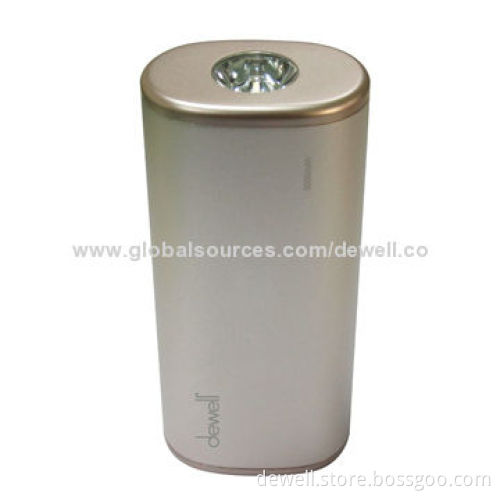 Large capacity mobile chargers for iPhone with LED flashlight, 5V 1A outputNew